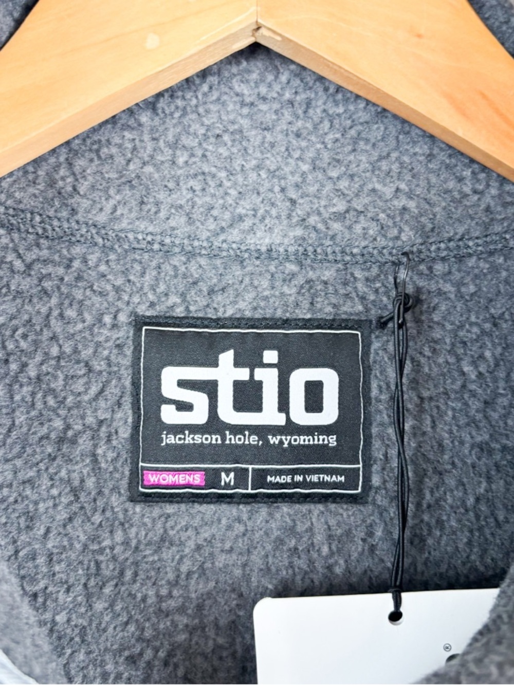 NWT Stio Heather Gray Zip Up Fleece Jacket Sz M - Picture 5 of 12